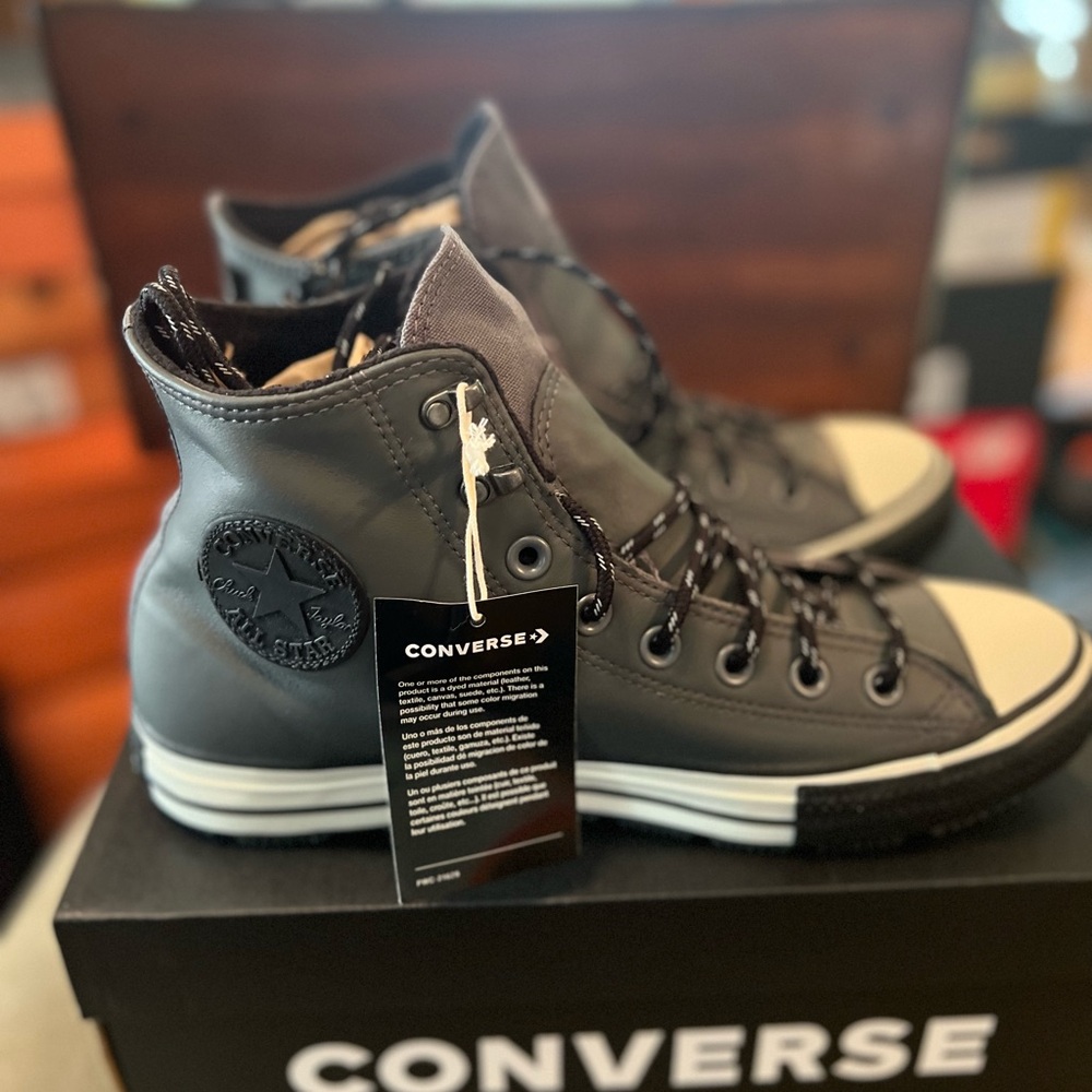 Converse Men's Charcoal High-Top Sneakers